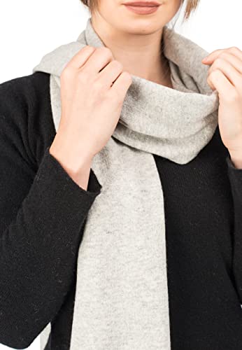dalle-piane-scarf-uni-kaschmir-woll-mix-schal-grau image 8