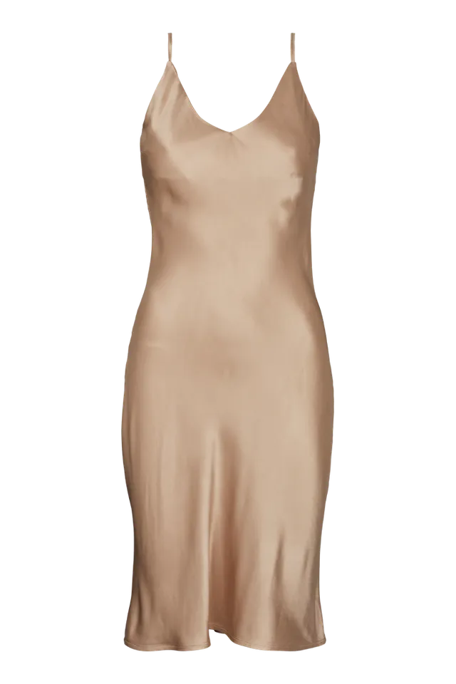 basic-apparel-flora-strap-dress-kleid-sesame-viskose image 1