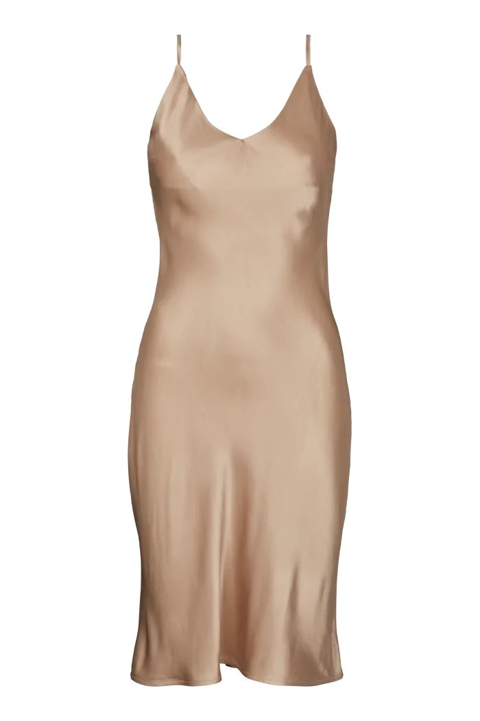basic-apparel-flora-strap-dress-kleid-sesame-viskose image 1