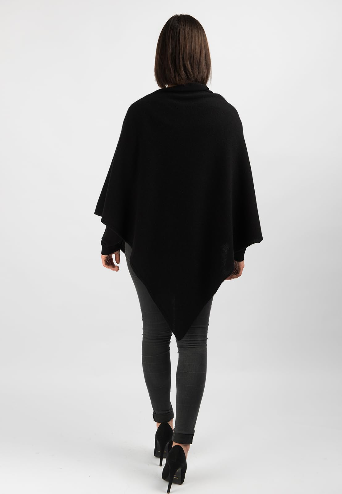 dalle-piane-poncho-leicht-100-kaschmir-poncho-schwarz image 5