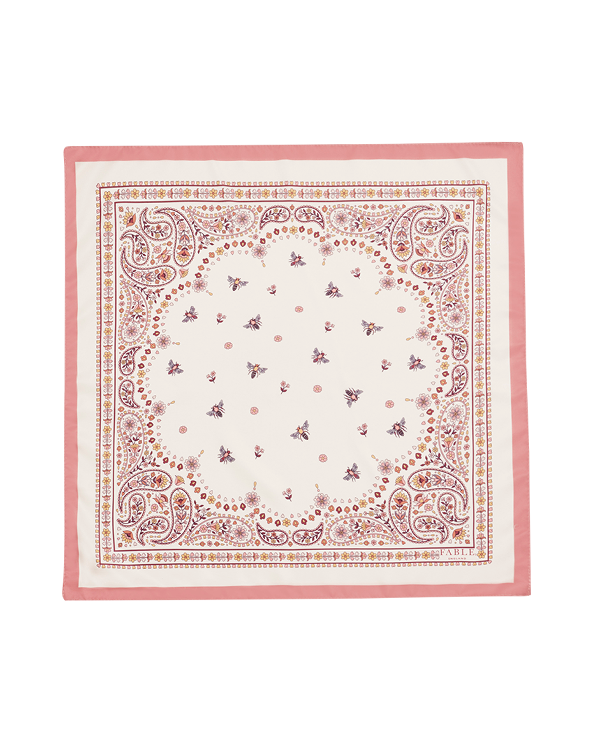 fable-england-eve-bandana-tuch-pink-biene image 1