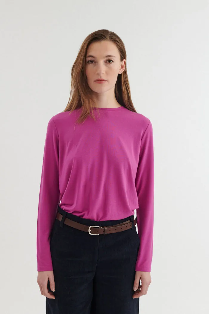 basic-apparel-jolanda-ls-tee-langarmshirt-purple-tencel image 1
