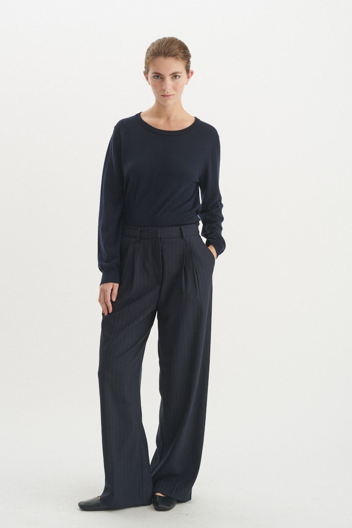 basic-apparel-marjo-pants-stoffhose-sky-captain-blau image 4