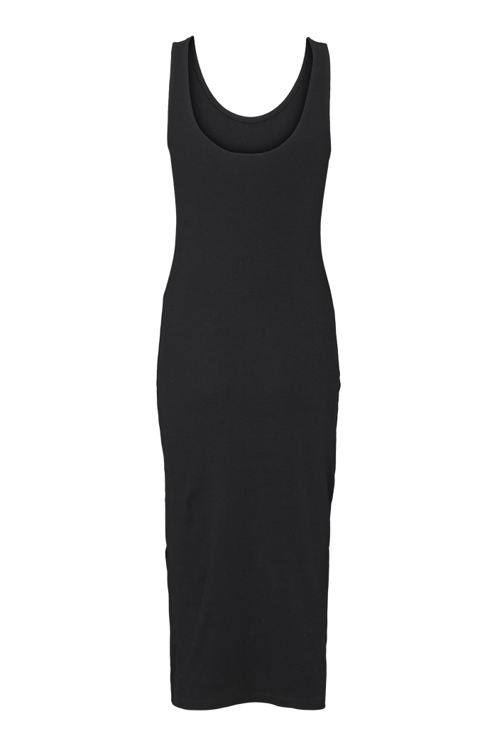basic-apparel-ludmilla-openback-dress-kleid-black-bio-baumwolle image 2