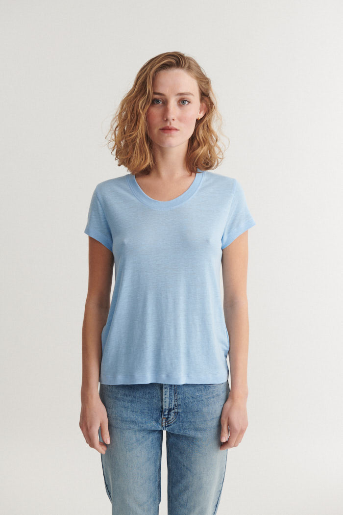 basic-apparel-ashly-ss-tee-t-shirt-dutch-canal-leinenmix image 1