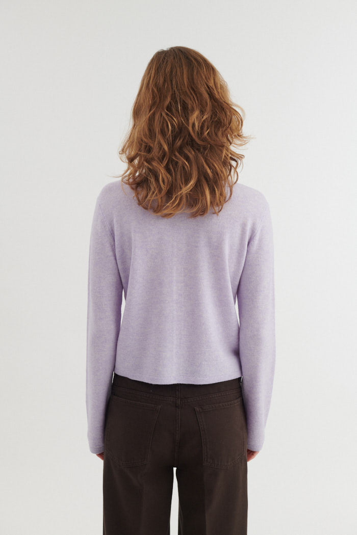 basic-apparel-selem-cardigan-strickjacke-violet-tulip-merinowolle image 3