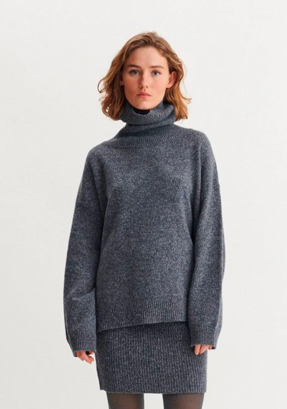basic-apparel-randi-t-neck-ba296-07-pullover-poppy-seed-sky-captain-wolle image 1