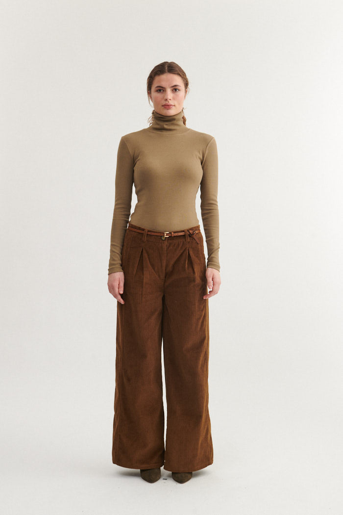 basic-apparel-isa-pants-cordhose-desert-palm-bio-baumwolle image 4