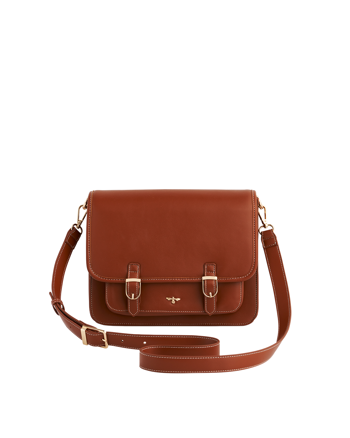 fable-england-tan-classic-satchel-tasche-cognac-biene image 1