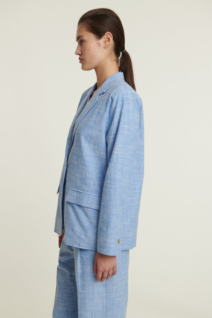 basic-apparel-zita-quiet-harbor-blazer-oversize-bio-baumwolle image 2