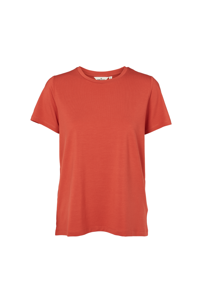 basic-apparel-jolanda-tee-t-shirt-cinnabar-tencel-kurzarm image 1