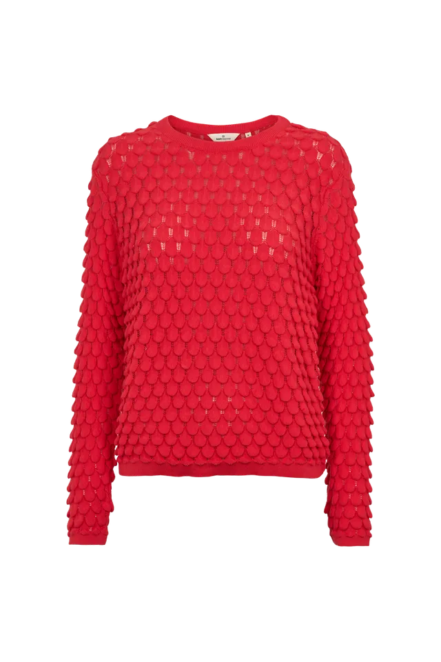 basic-apparel-cilla-sweater-pullover-rot-bio-baumwolle image 1