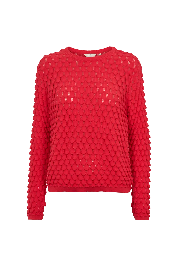 basic-apparel-cilla-sweater-pullover-rot-bio-baumwolle image 1