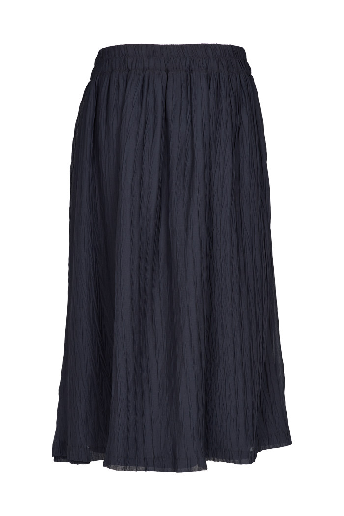 basic-apparel-cris-skirt-plisseerock-black-recycling-polyester image 2