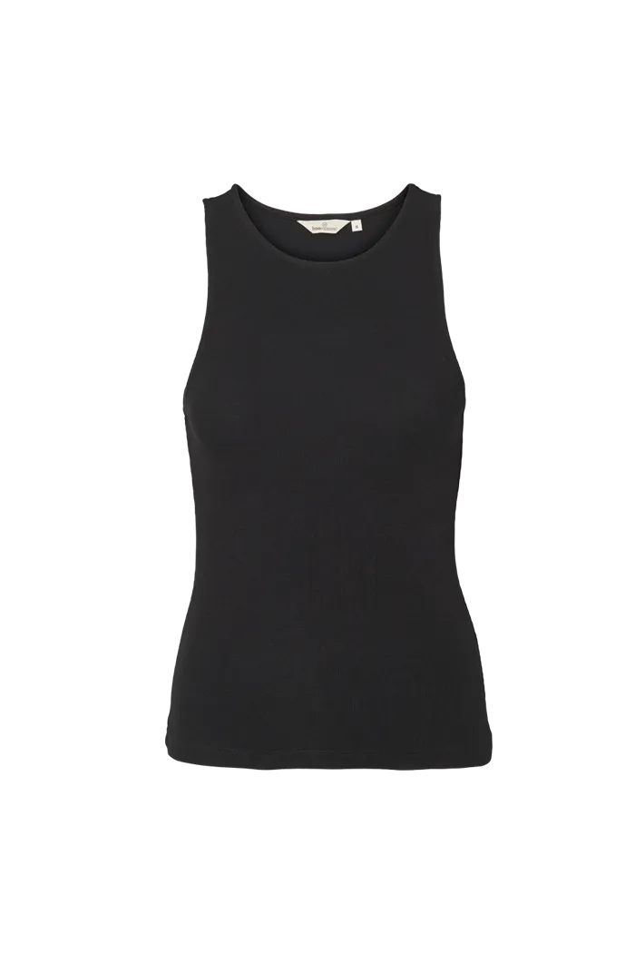 basic-apparel-ludmilla-top-tanktop-schwarz-bio-baumwolle image 1