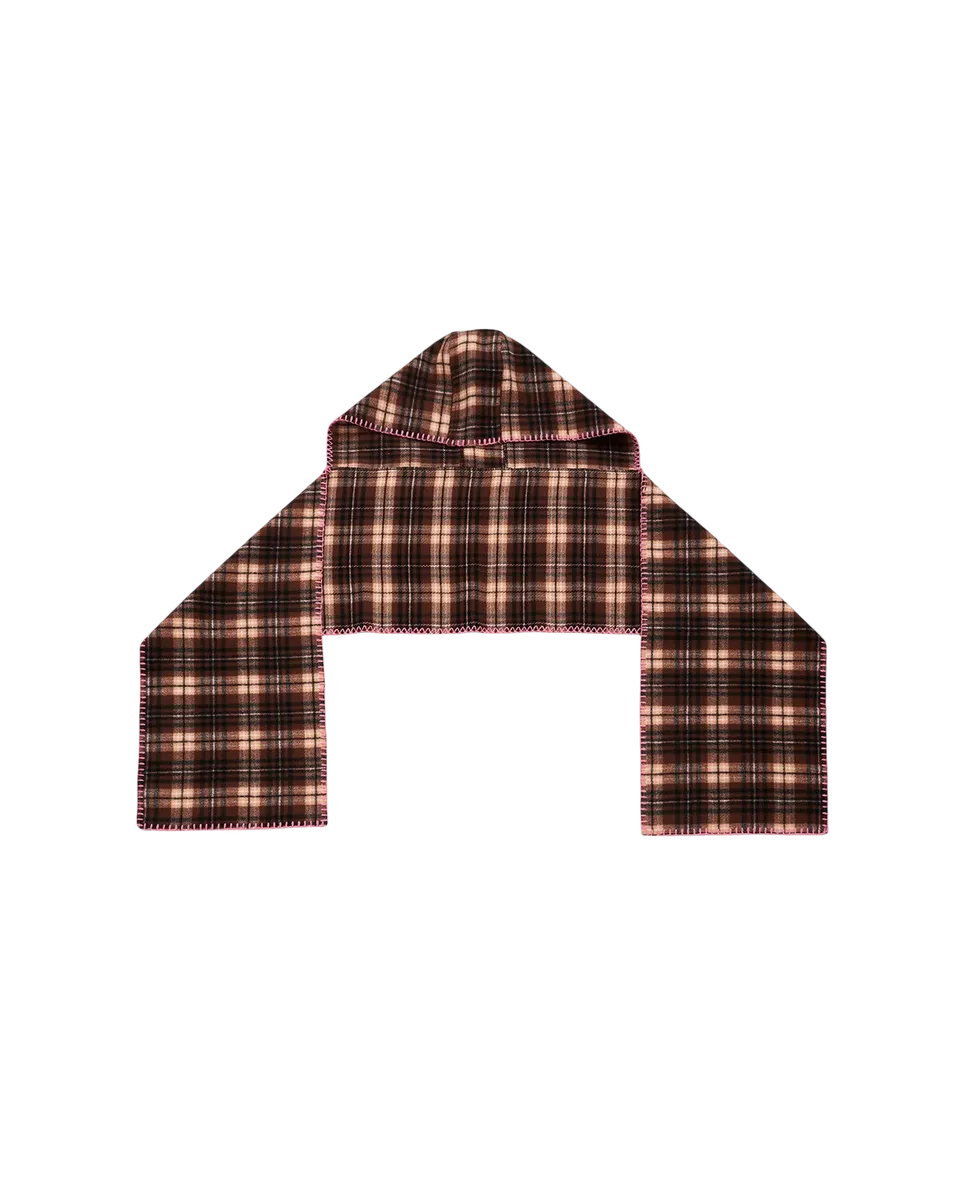 fable-england-check-hooded-winterschal-braun-karo image 1