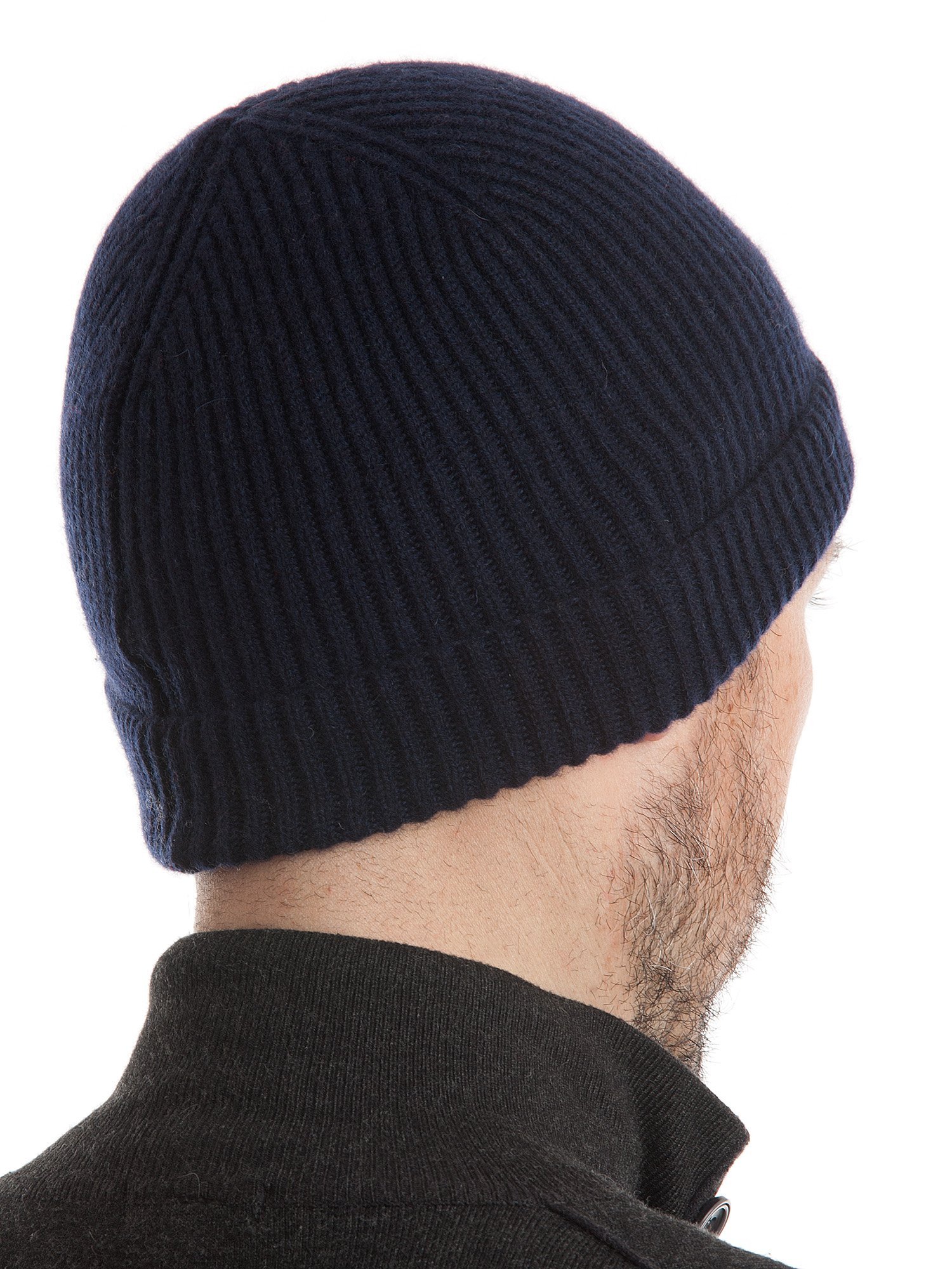 dalle-piane-cashmere-m-tze-herren-schwarz-100-kaschmir image 3