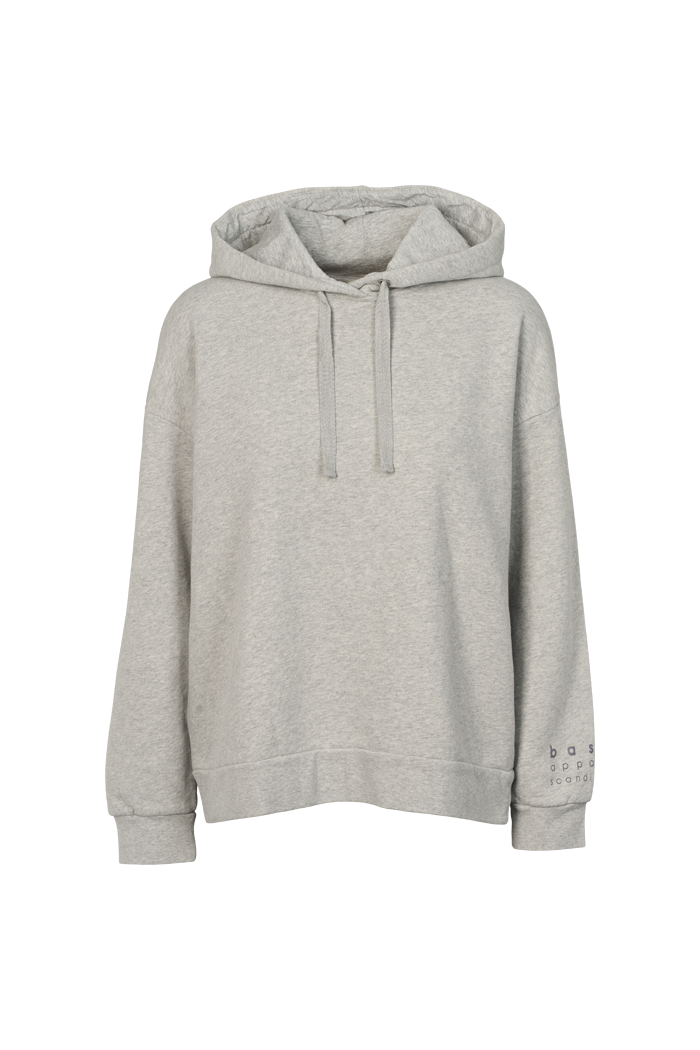basic-apparel-cinna-hoodie-grey-mel-oversize-bio-baumwolle image 1