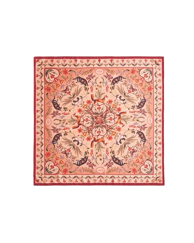 fable-england-folksy-fox-tales-tuch-pfirsich-quadrat image 1