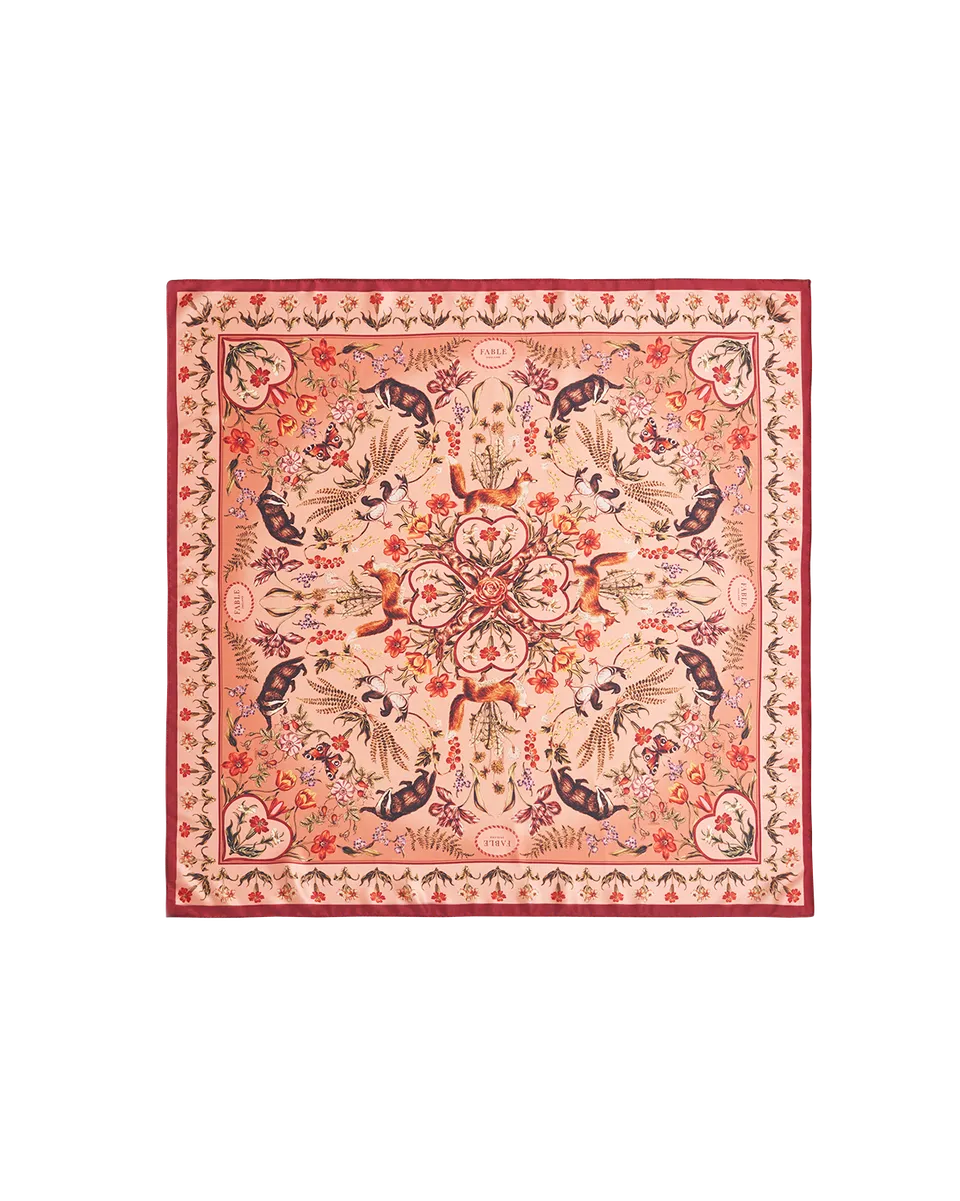 fable-england-folksy-fox-tales-tuch-pfirsich-quadrat image 1