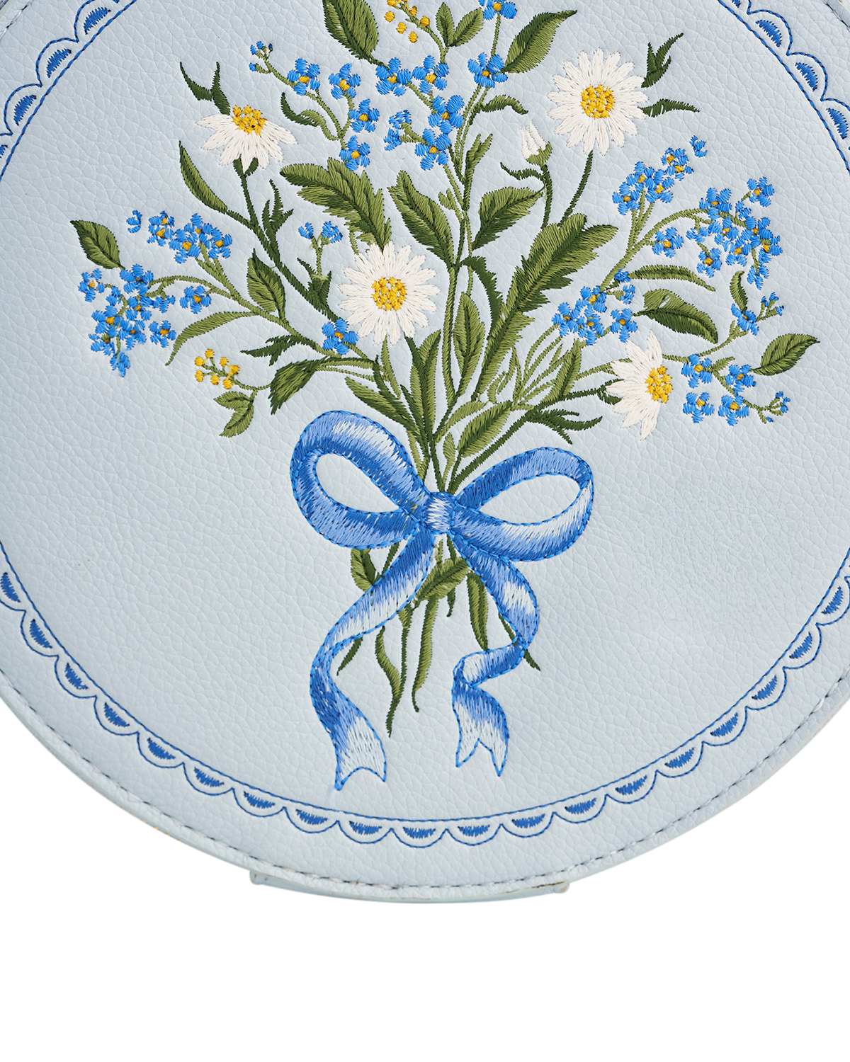 fable-england-isabel-floral-bow-tasche-blau-rund-bestickt image 3