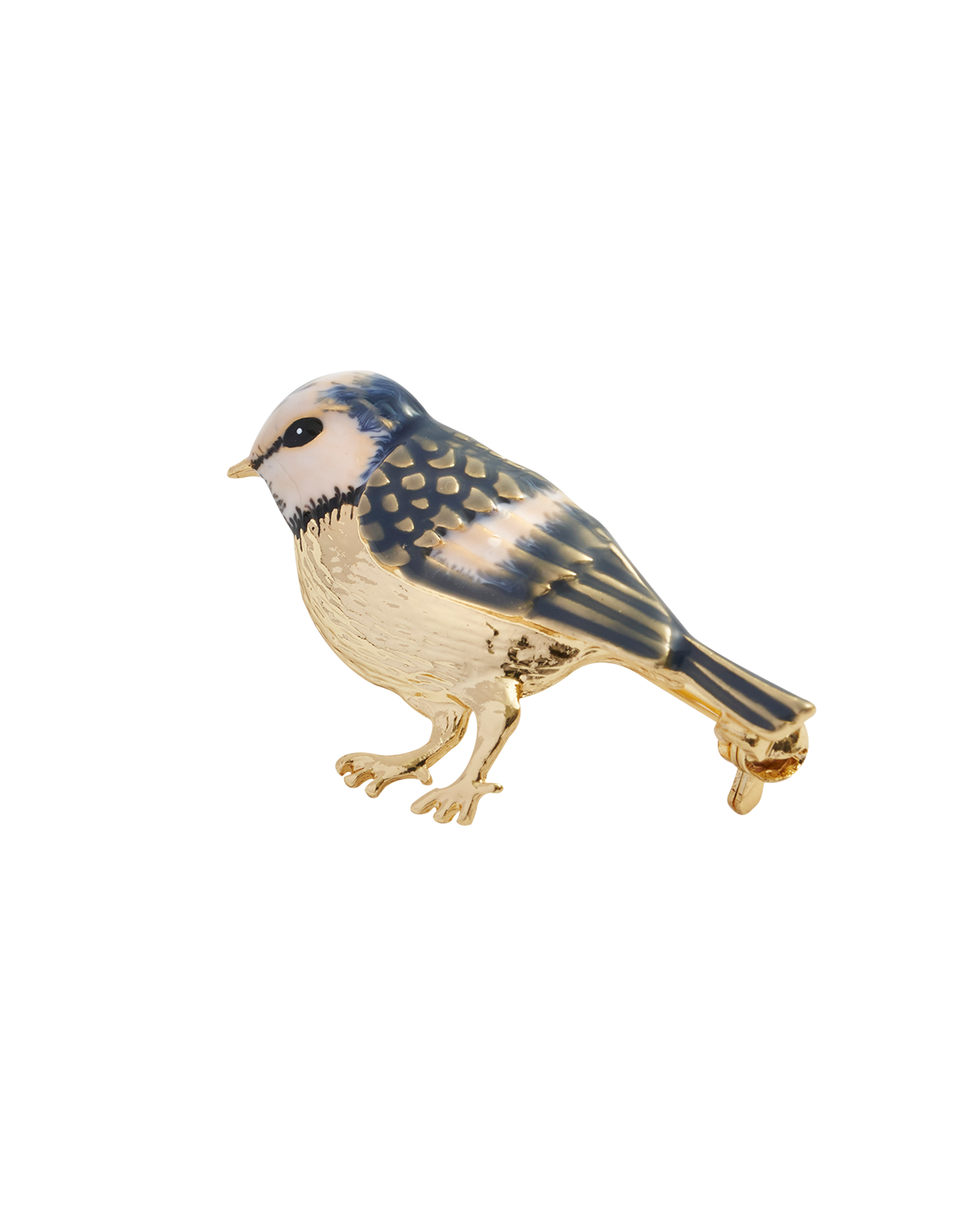 fable-england-enamel-blue-tit-brosche-blaumeise-emaille image 1