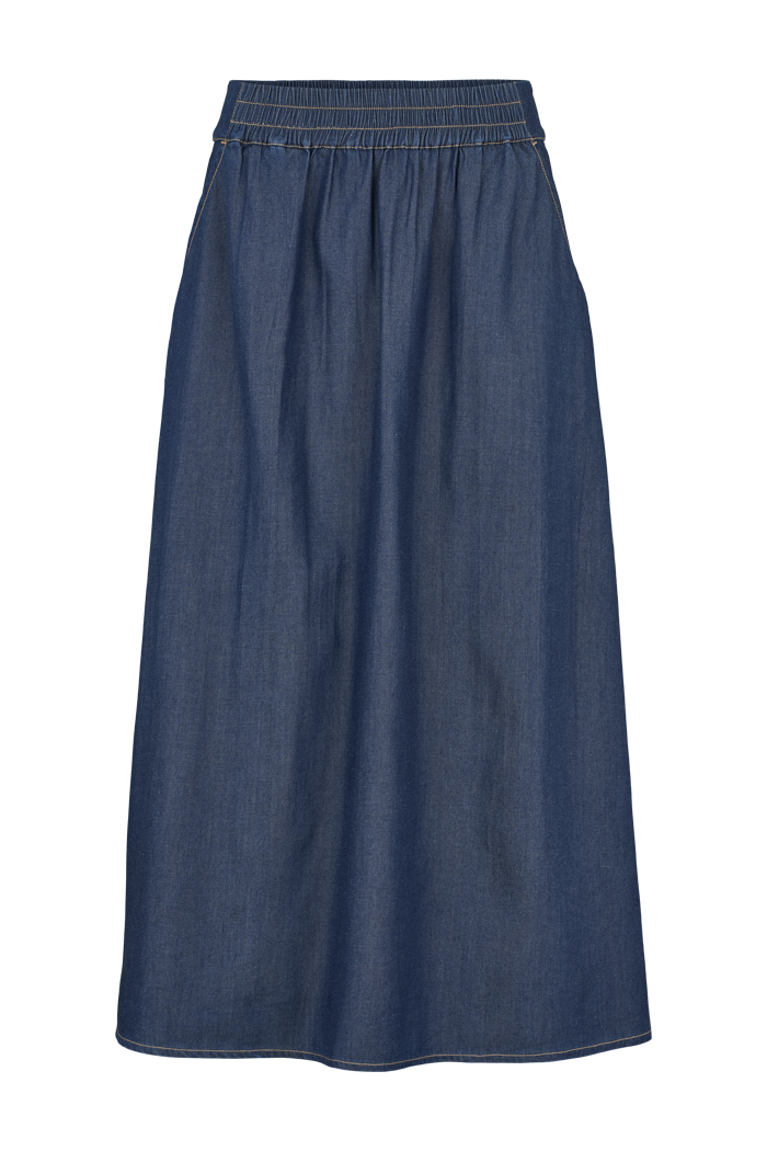 basic-apparel-bine-long-skirt-rock-mid-blue-tencel image 6