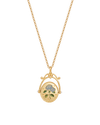 fable-england-jewellery-h-initial-hydrangea-halskette-gold image 6