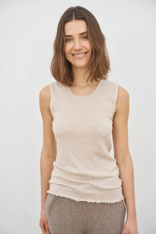 care-by-me-clara-top-damen-schwarz-seide-kaschmir-gr-s image 1