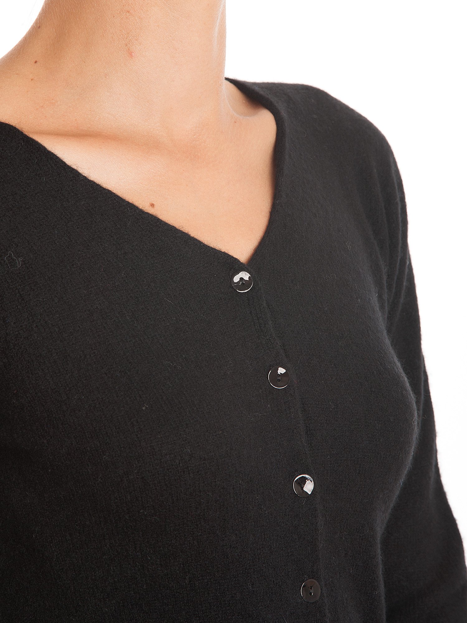 dalle-piane-cashmere-sweater-strickjacke-kaschmir-schwarz-m image 3