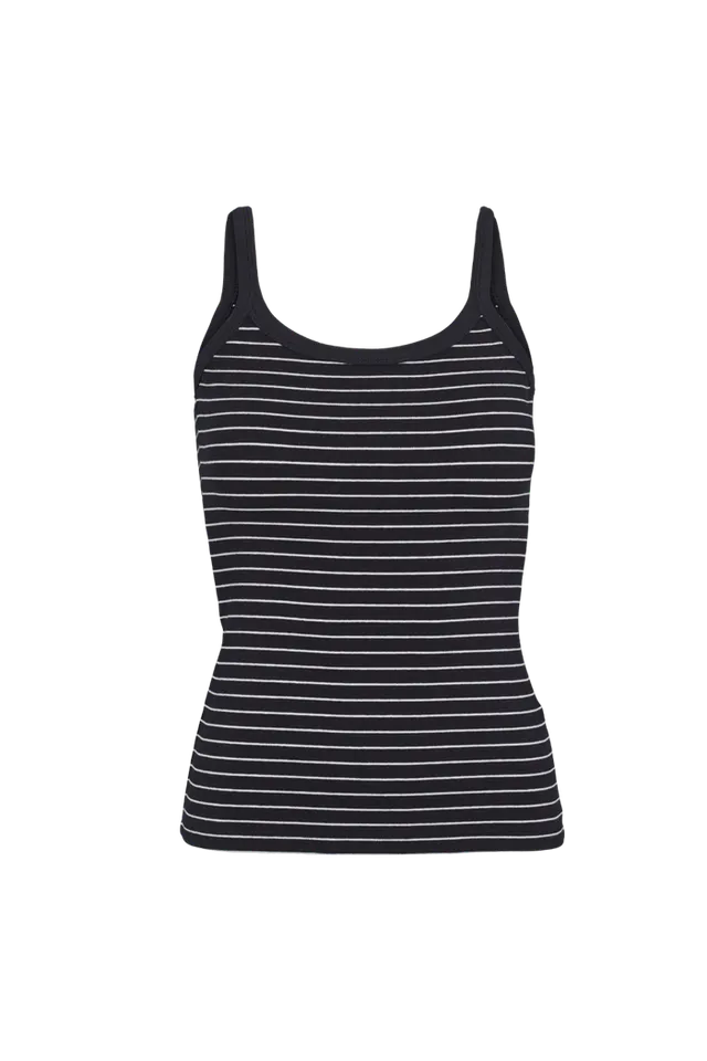 basic-apparel-ludmilla-strap-top-schwarz-bio-baumwolle image 1