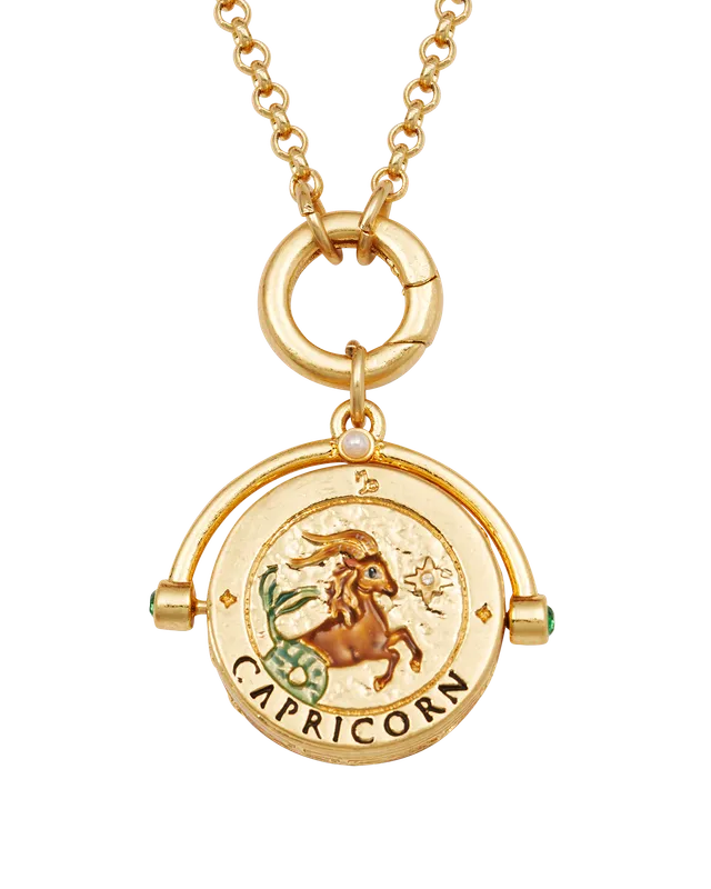 fable-england-capricorn-spinner-kette-gold-steinbock image 1