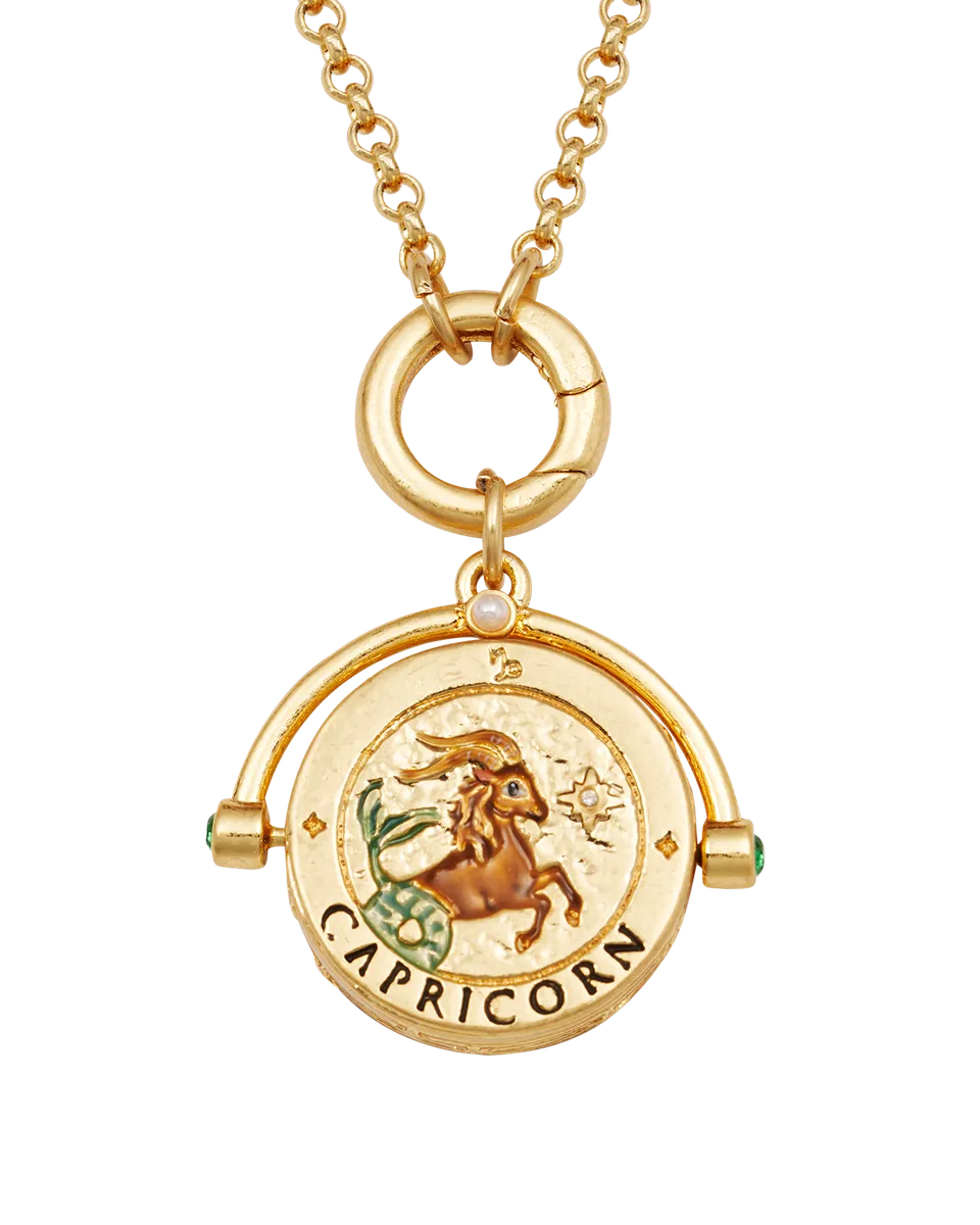 fable-england-capricorn-spinner-kette-gold-steinbock image 1