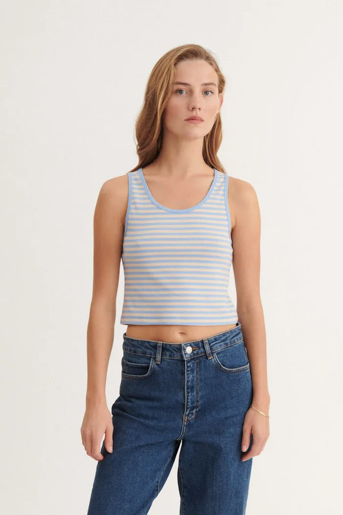 basic-apparel-ludmilla-stripe-crop-tank-top-frozen-fjord-streifen image 1