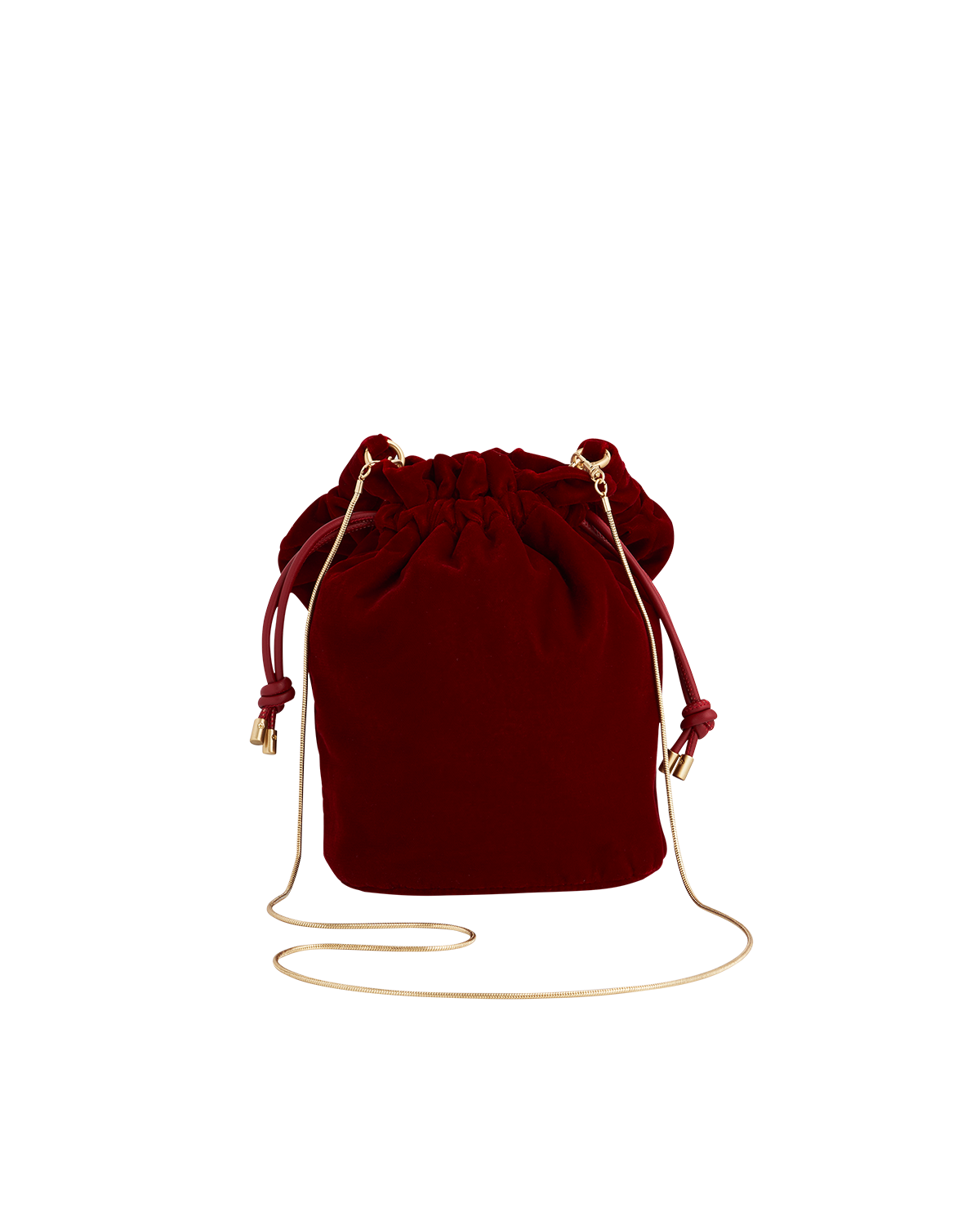 fable-england-handbags-ruby-bucket-bag-rot-samt-kordelzug image 4