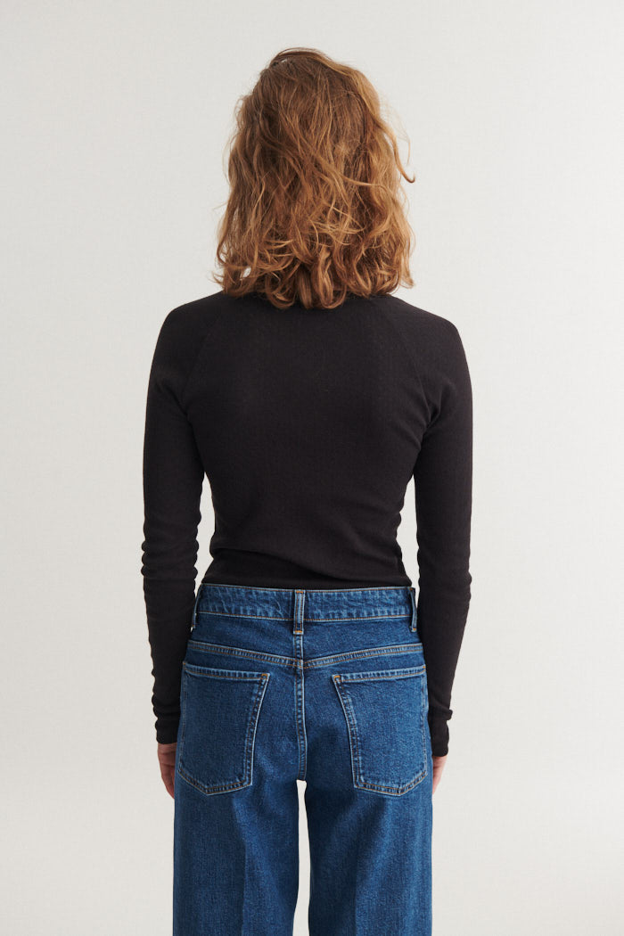 basic-apparel-arense-ls-tee-shirt-schwarz-bio-baumwolle image 3
