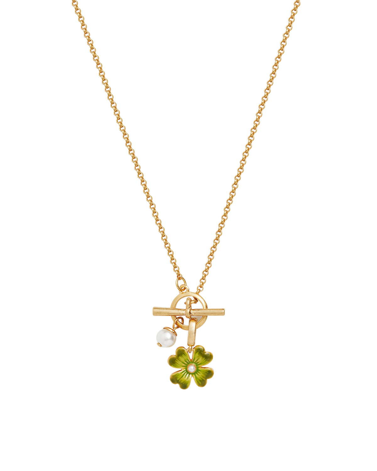 fable-england-clover-halskette-gold-kleeblatt-perle image 4