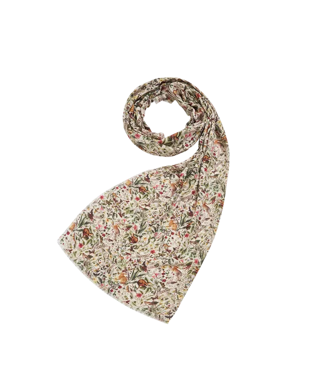 fable-england-scarves-garden-floral-schal-creme-leicht image 1