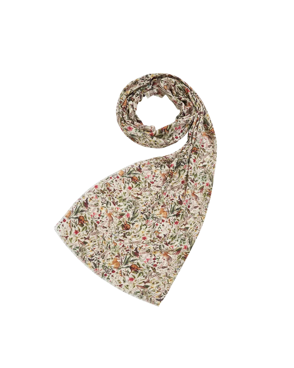 fable-england-scarves-garden-floral-schal-creme-leicht image 1