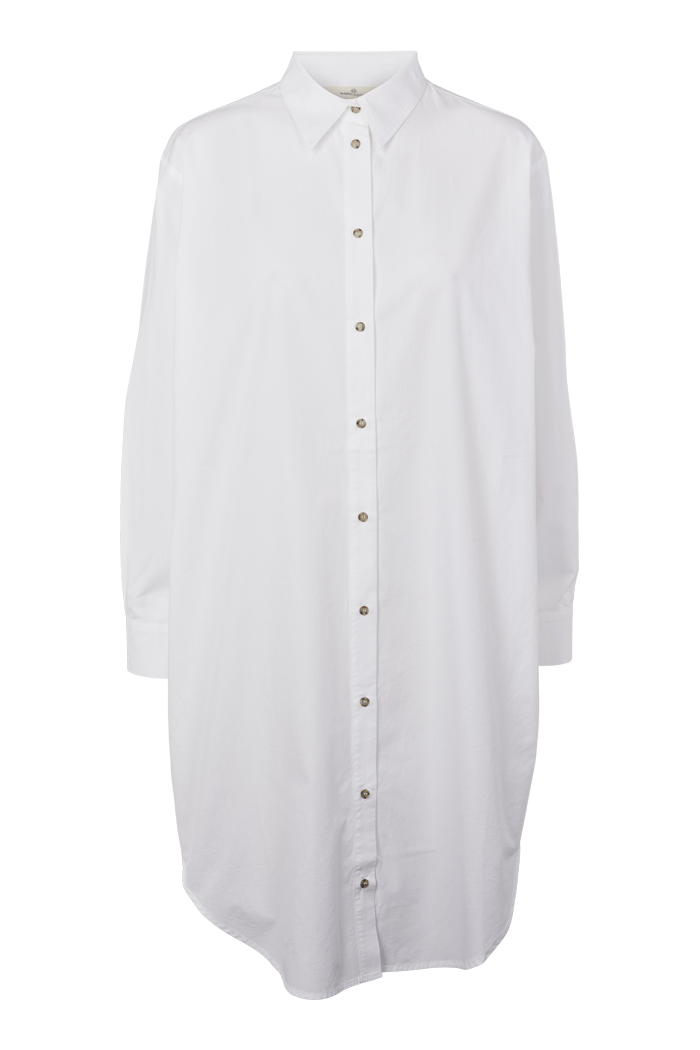 basic-apparel-vilde-hemdkleid-bright-white-bio-baumwolle image 1