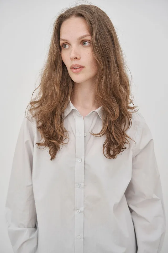 care-by-me-laura-bluse-damen-wei-bio-baumwolle-popeline image 1