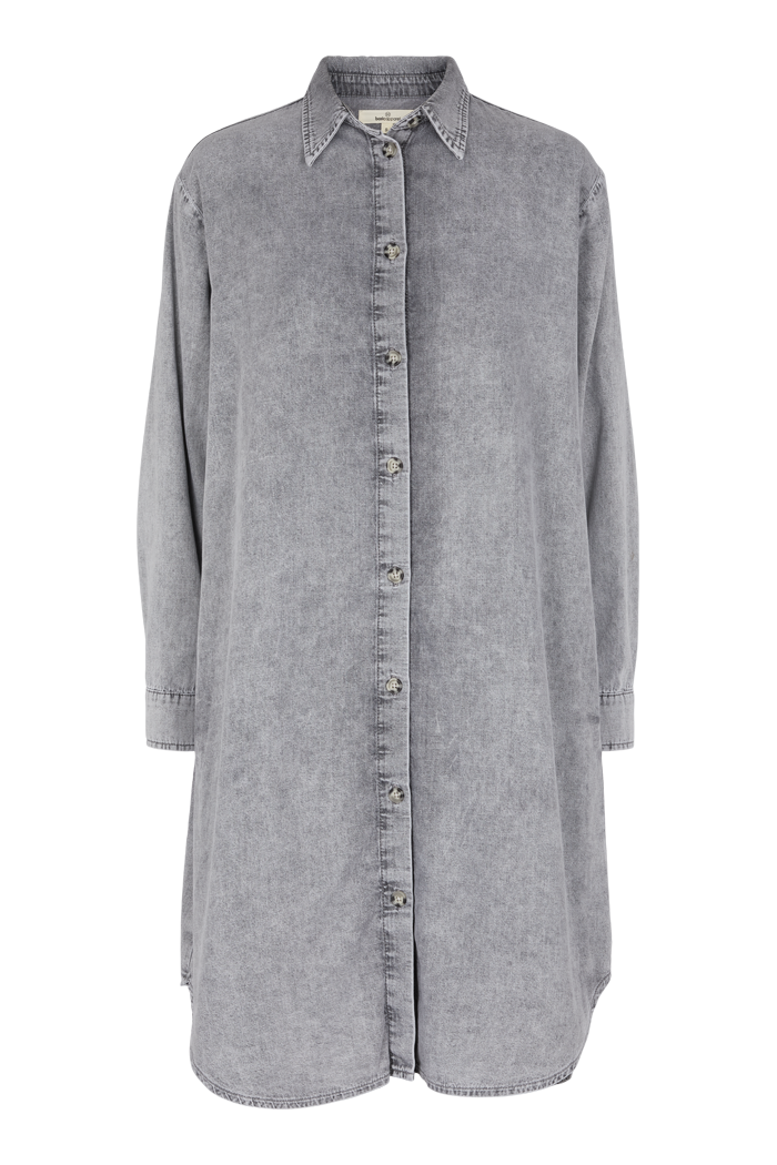 basic-apparel-bluebell-shirt-dress-grey-hemdkleid image 1
