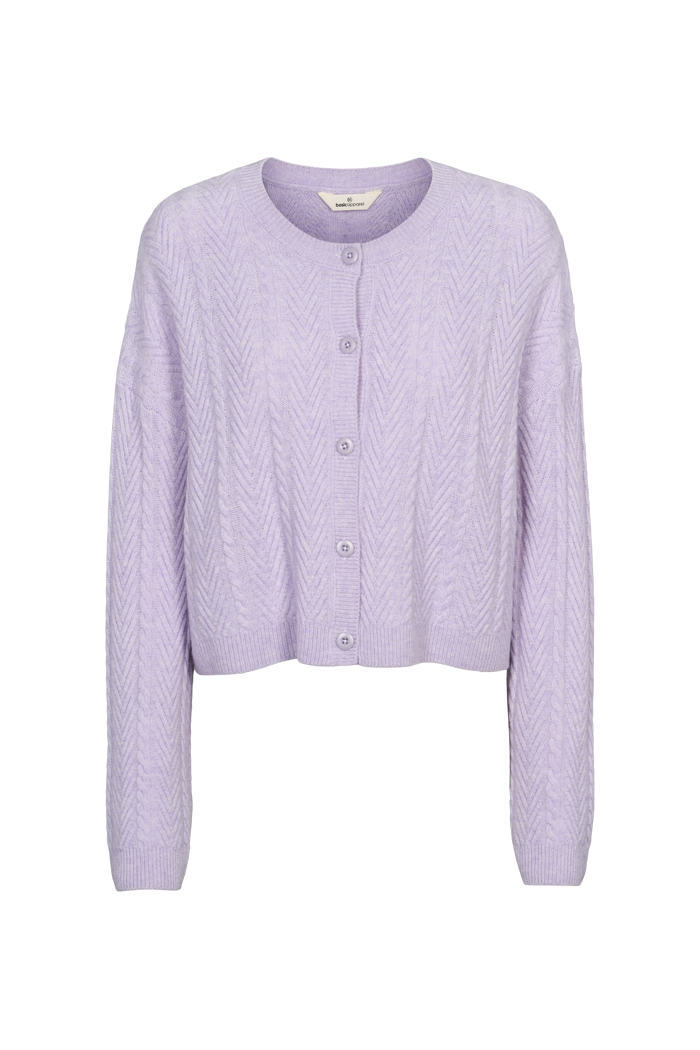 basic-apparel-selem-cardigan-violet-tulip-merinowolle image 1