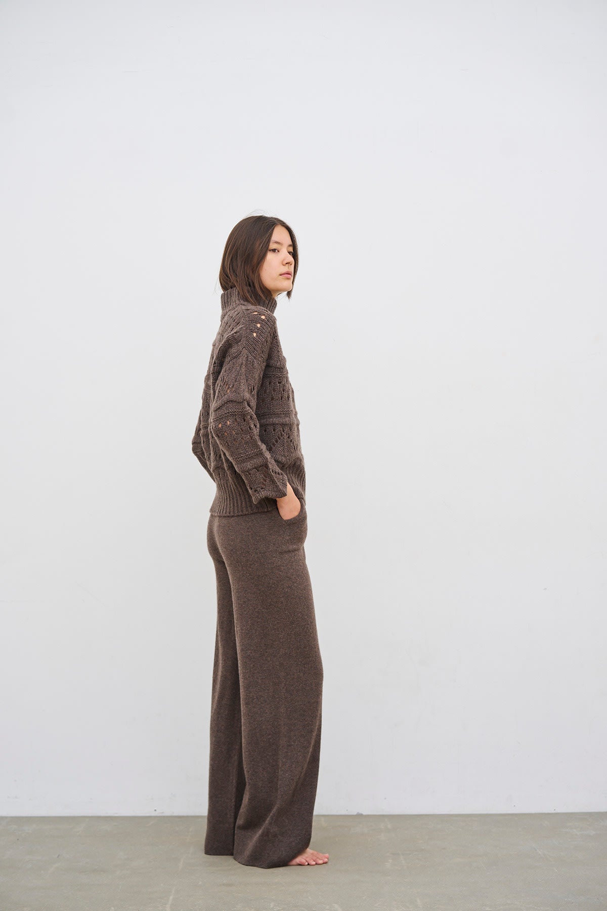 care-by-me-knit-comb-sweater-strickpullover-schwarz-kaschmir image 8