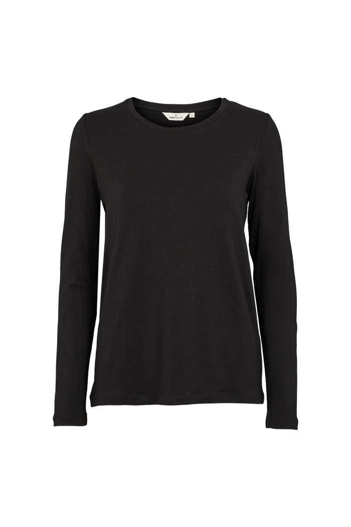 basic-apparel-jolanda-ls-tee-langarmshirt-black-tencel image 5
