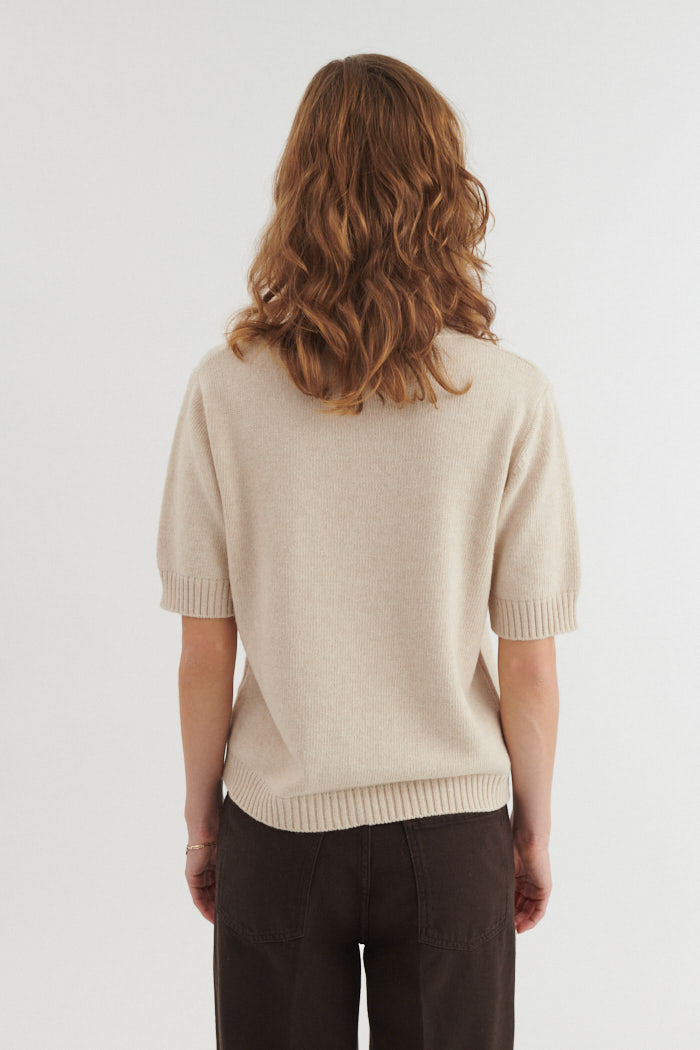 basic-apparel-cady-ss-o-neck-pullover-beige-mel-wolle image 4