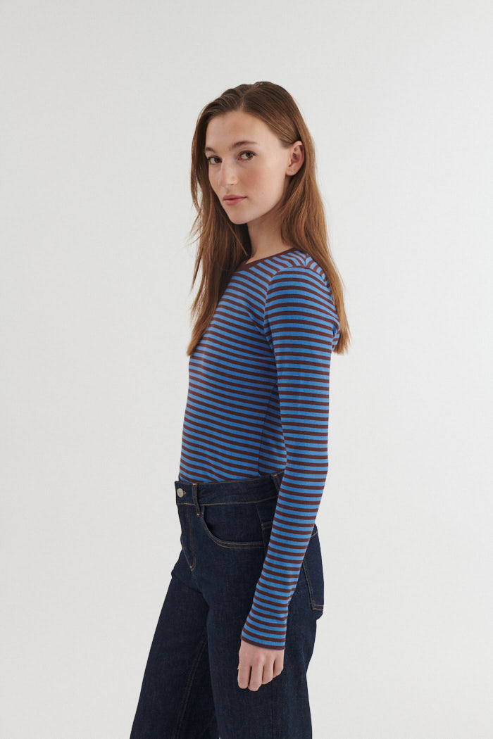 basic-apparel-ludmilla-ls-tee-langarmshirt-riviera-rippe image 2