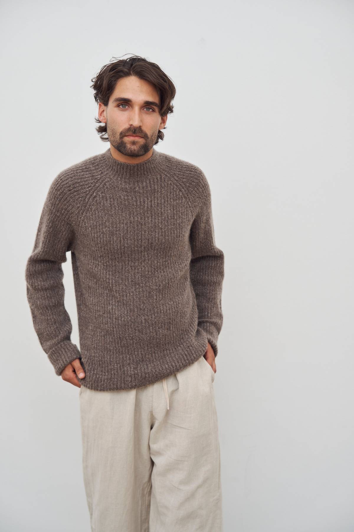 care-by-me-karl-sweater-herrenpullover-kaschmir-dunkelbraun image 7