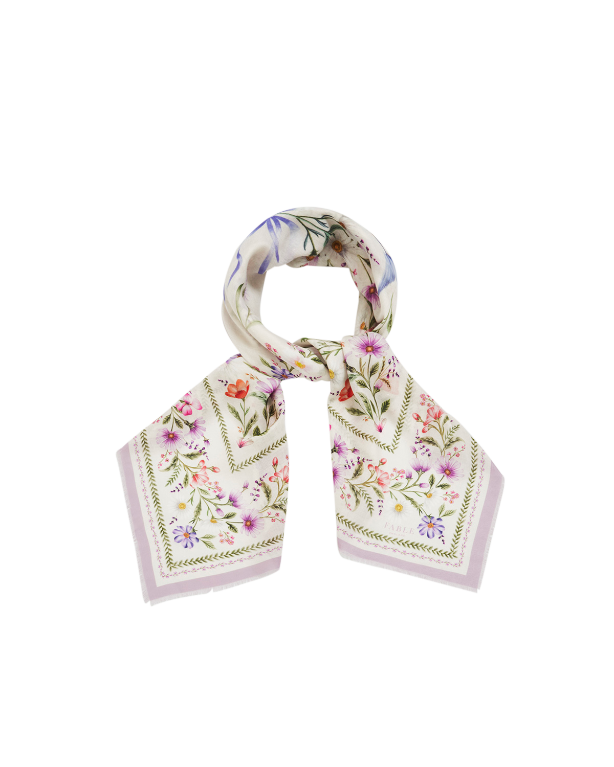 fable-england-forget-me-not-tuch-schal-creme-floral image 3