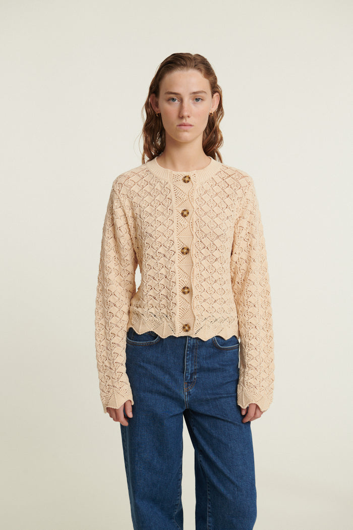 basic-apparel-dania-cardigan-strickjacke-birch-bio-baumwolle image 1